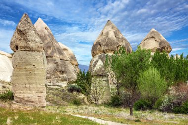Dağ manzarası. Kapadokya, Anadolu, Türkiye. 