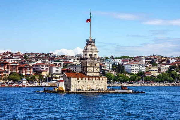 Hajadon Tornya Isztambulban Törökországban — Stock Fotó