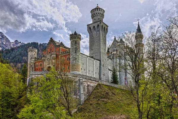 บาวาเร เยอรมน พฤษภาคม 2022 ปราสาทสถาป ตยกรรม Neuschwanstein — ภาพถ่ายสต็อก