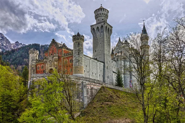 Bavière Allemagne Mai 2022 Château Neuschwanstein Architecture — Photo