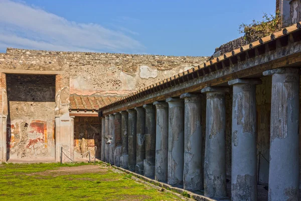 Πομπηία Νάπολη Ιταλία Ερείπια Της Αρχαίας Ρωμαϊκής Πόλης — Φωτογραφία Αρχείου