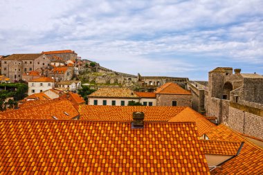 Hırvatistan. Antik şehir Dubrovnik günbatımı Panoramalı Oda