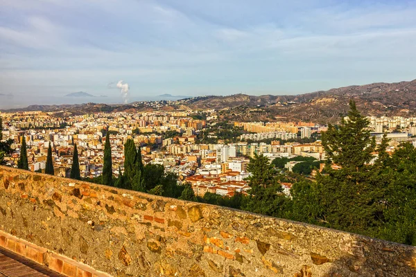 Malaga Landscape City View Spain — Foto de Stock
