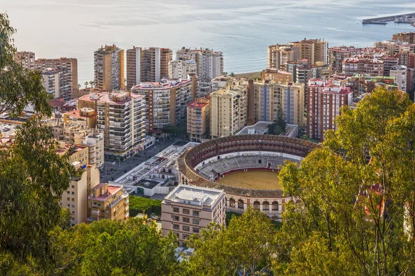 Malaga Şehri Spanya Buluşma Görünümü — Stok fotoğraf