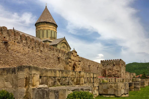 Georgia Mtskheta Town Svetitskhoveli Church Fortress Unesco World Heritage — Stock Photo, Image