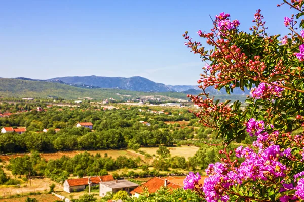 Bosnia Herzegovina Rural Landscape Village View — Stock Fotó