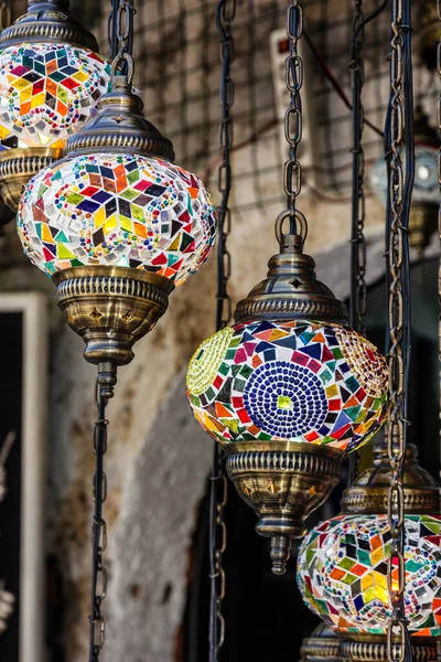 Arabic Decorative Lamps Oriental Traditional Souvenirs —  Fotos de Stock