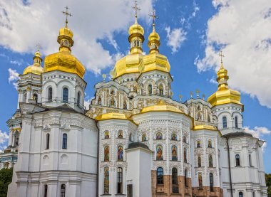 Kiev archiyecture, Pechersk Lavra church building, Ukraine