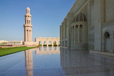 Muscat, Umman. Sultan Qaboos Büyük Camii  