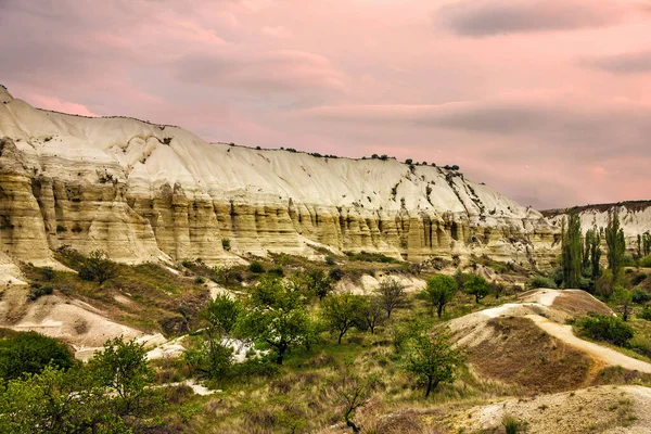 Volcanic Mountains Cappadocia Anatolia Turkey Goreme National Park — Fotografia de Stock