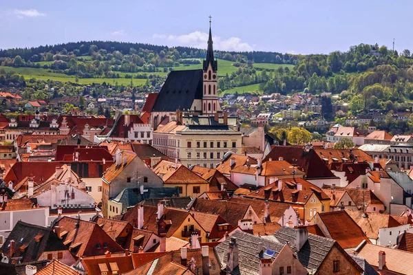 Cesky Krumlov Αγροτική Πόλη Αρχιτεκτονική Τσεχική Δημοκρατία — Φωτογραφία Αρχείου