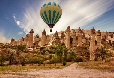 Uçan Balonlar, Kapadokya. Göreme Milli Parkı