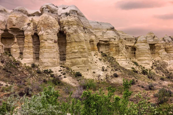 Montañas Volcánicas Capadocia Anatolia Turquía Parque Nacional Goreme — Foto de Stock