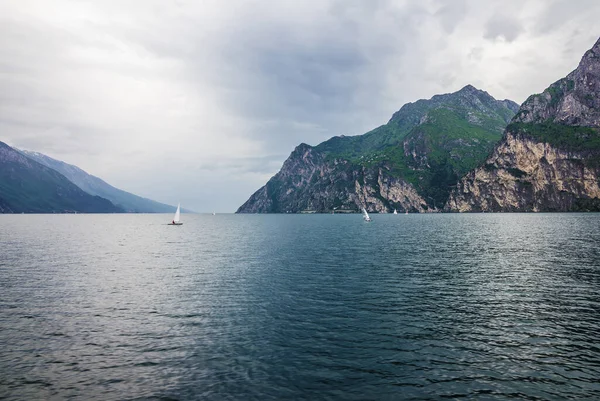 Alps Lake Kandscape Lago Maggiore Italy Lombardy — 스톡 사진