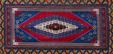 Halı kenar çerçeve deseni.