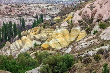 Kapadokya, Türkiye'de. Göreme Açık Hava Müzesi