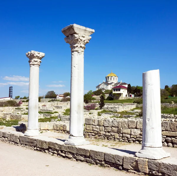 Ókori Görög Chersonese Város Krym — Stock Fotó