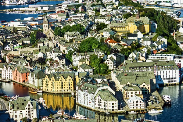 Alesund Sea View Norway Fjords — стокове фото