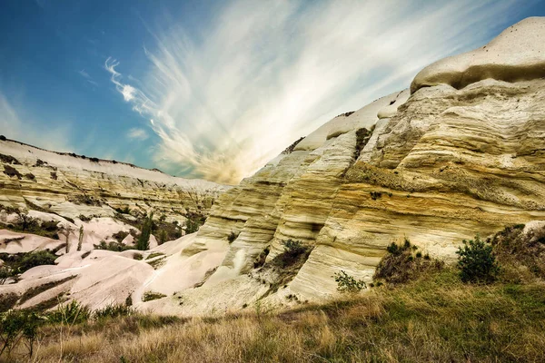 Rock Mountain Landscape View Goreme Open Air Museum Cappadocia Turkey — Stock Photo, Image