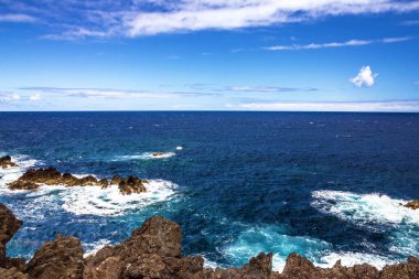 Madeira Adası Deniz, Porto Moniz, Portekiz