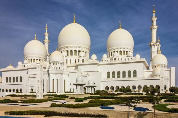 Abu Dhabi Uae Sheikh Zayed Grand Mosque Architecture United Arab — Stockfoto