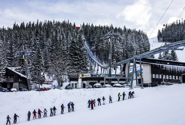 Jasna Slovakia Jan 2022 Winter Mountain Ski Resort Landscape Jasna — Photo