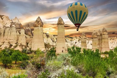 Uçan Balonlar, Kapadokya. Göreme Milli Parkı