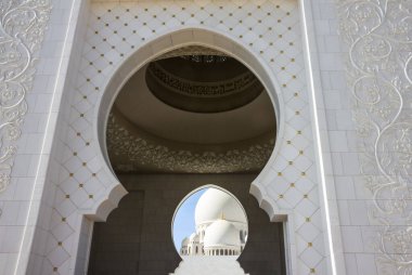 Abu Dabi, Şeyh Zayed Büyük Cami, Birleşik Arap Emirlikleri.