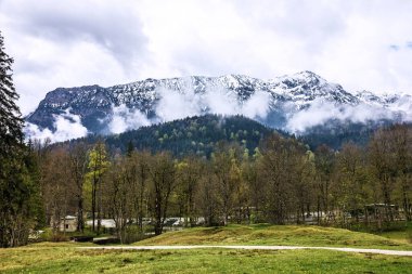 Alp doğal manzarası, Bavyera, Almanya