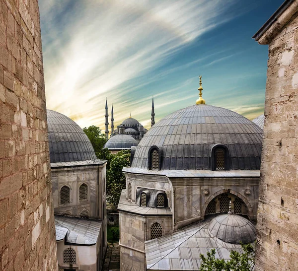 Mesquita Azul Sultanahmet Istambul Turquia — Fotografia de Stock