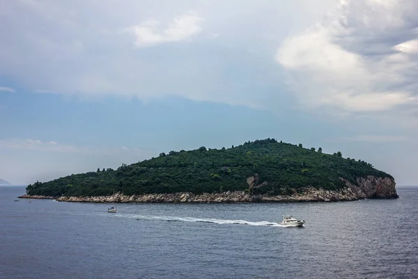 Island Dubrovnik Croatia Sea View — Photo