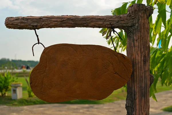 Street Wooden Travel Sign Background Sri Lanka — ストック写真