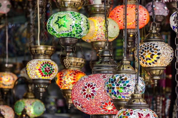 Arabic Interior Decorative Lamps Oriental Traditional Souvenirs — Stock Photo, Image