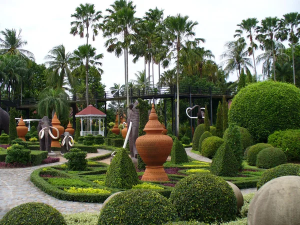 Pattaya Thailand Aug 2022 Tropical Garden Nong Nooch Pattaya Thailand — Stockfoto