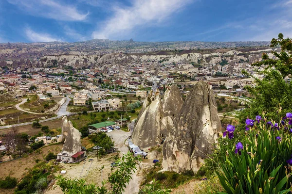 土耳其安纳托利亚Cappadocia 露天博物馆 Goreme国家公园 图库照片