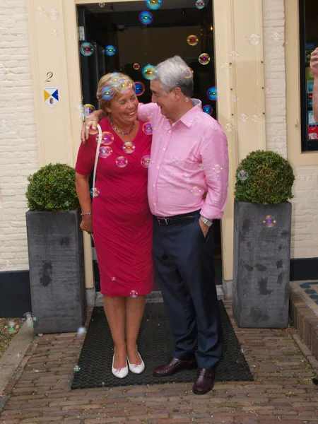 Hochzeit älterer Menschen — Stockfoto