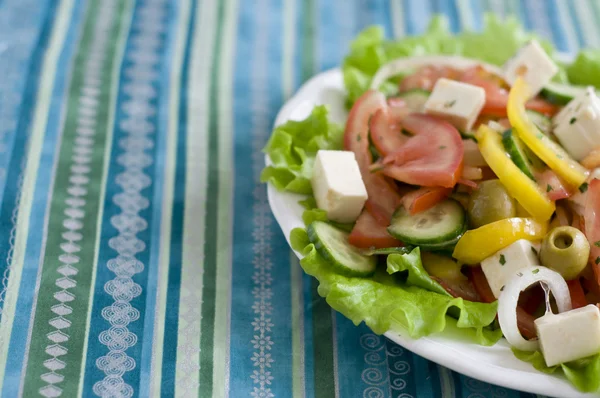 Greek salad — Stock Photo, Image