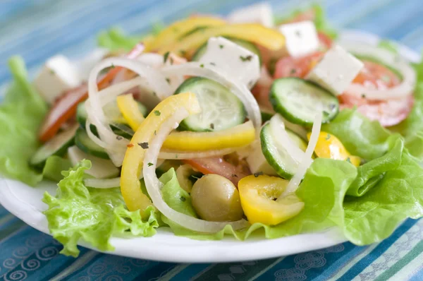 Greek salad — Stock Photo, Image