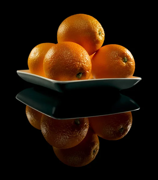 Reflekterade orange skärm — Stockfoto