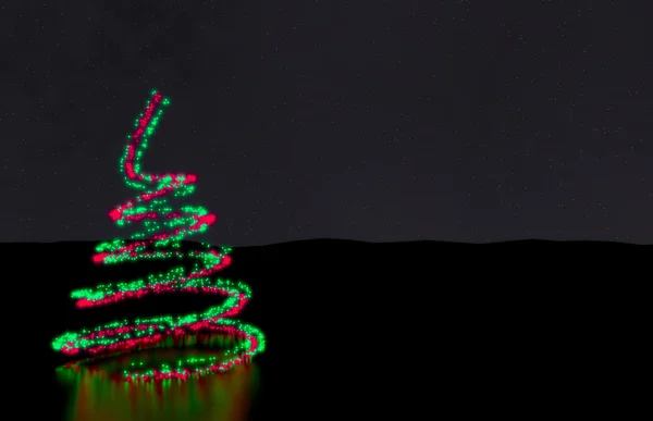 Weihnachtsbaumbeleuchtung — Stockfoto