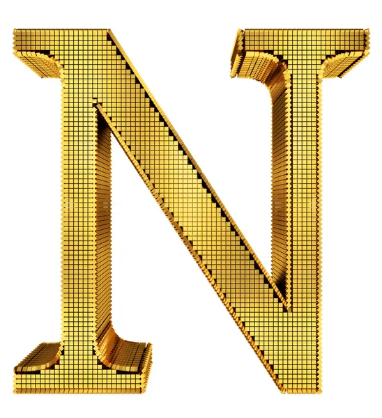 Rich Golden Cube Alphabet N Rich Golden Cube Alphabet N Stock Photo 169 Eastmanphoto