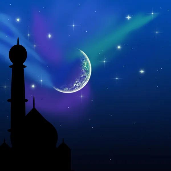 神奇 eid 夜 — 图库照片