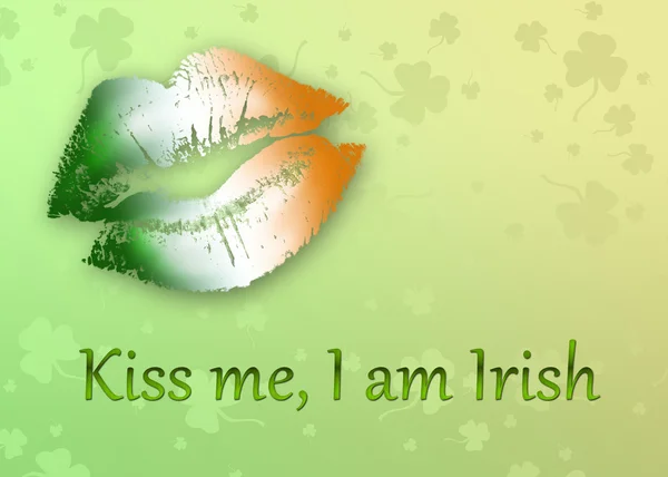 Kiss Me Soy Irlandés —  Fotos de Stock