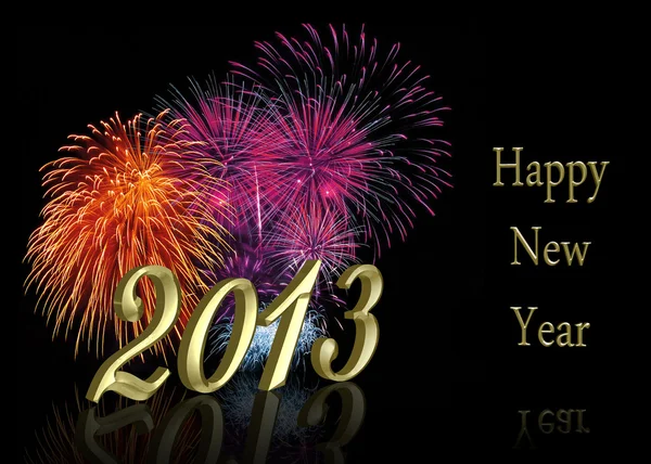 Yeni yıl 2013 havai fişek