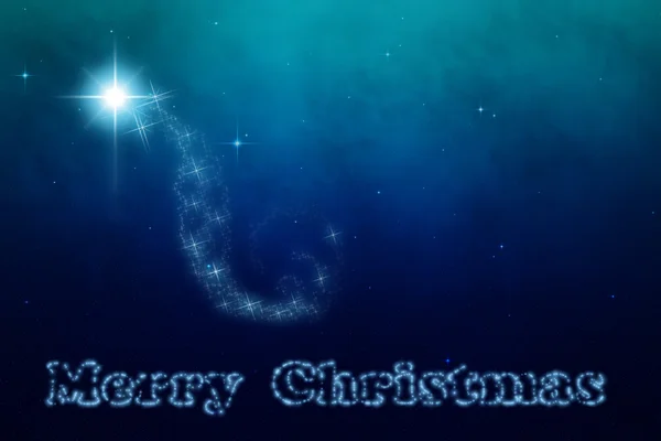Christmas sky ster van bethlehem — Stockfoto