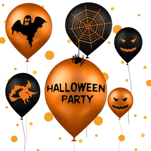 Halloween fiesta globos — Foto de Stock