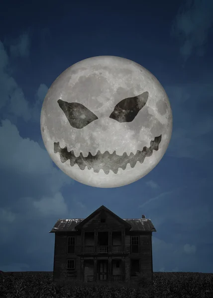 Halloween-Mond — Stockfoto