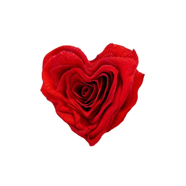 Forma del cuore rosa — Foto Stock