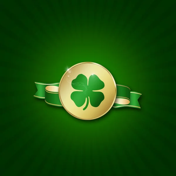 St. Patrick´s Day Coin — 图库照片