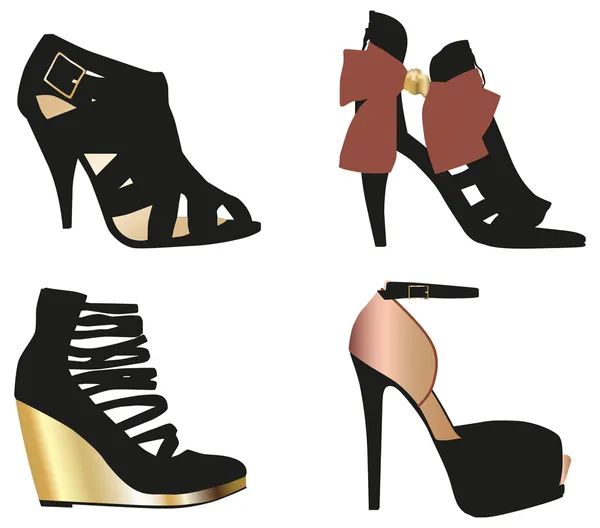 Glamour Ayakkabı — Stok Vektör